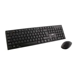 T'nB KBSCBK2 clavier Souris incluse FR sans fil +USB AZERTY Qwerty Noir