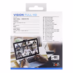 T'nB Webcam filaire USB 2.0 - Full HD 1080P autofocus - Vue supplémentaire 6
