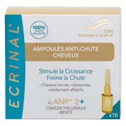 Ecrinal Soin Intensif Cheveux ANP 2+ Ampoules Anti-Chute Cheveux 10 x 5 ml