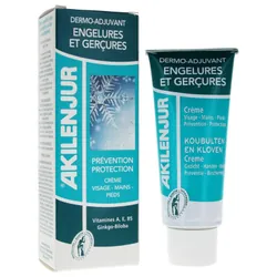 Akileïne Akilenjur Crème Visage Mains et Pieds Engelures et Gerçures 75 ml