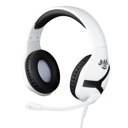 Konix Nemesis PS5 Casque Avec fil Arceau Jouer Noir, Blanc