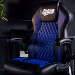 Konix Boruto Fauteuil de gaming Siège rembourré Noir, Bleu - Vue supplémentaire 5
