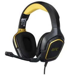 Konix UFC Casque Avec fil Arceau Jouer USB Type-A Noir, Jaune