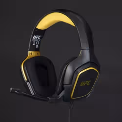 Konix UFC Casque Avec fil Arceau Jouer USB Type-A Noir, Jaune - Vue supplémentaire 2