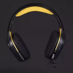 Konix UFC Casque Avec fil Arceau Jouer USB Type-A Noir, Jaune - Vue supplémentaire 3