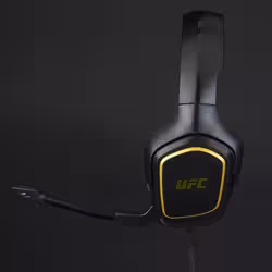 Konix UFC Casque Avec fil Arceau Jouer USB Type-A Noir, Jaune - Vue supplémentaire 4