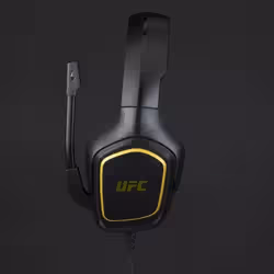 Konix UFC Casque Avec fil Arceau Jouer USB Type-A Noir, Jaune - Vue supplémentaire 5