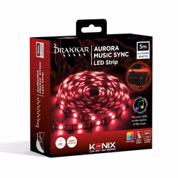 Konix Drakkar Aurora bande LED Music Sync 5m Prise secteur - Vue supplémentaire 4