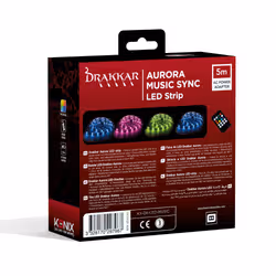 Konix Drakkar Aurora bande LED Music Sync 5m Prise secteur - Vue supplémentaire 5