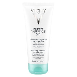 Vichy Pureté Thermale Démaquillant intégral peaux sensibles 3en1 200 ml