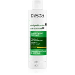 Shampooing Anti-pelliculaire Traitant Pellicules et Démangeaisons 200ml Dercos Cheveux secs Vichy