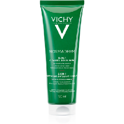 Nettoyant 3en1 Peaux Sensibles 125ml Normaderm Vichy