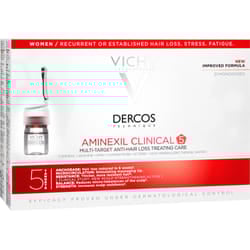 Traitement Anti Chute Cheveux Aminexil Femme Clinical 5 21x6ml Dercos Vichy