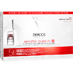 Traitement Anti Chute Cheveux Aminexil Femme Clinical 5 21x6ml Dercos Vichy