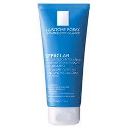 LA ROCHE-POSAYEffaclarMasque sébo-régulateurPurifiant désincrustantAnti-brillanceTesté sur peaux grasses à tendance acnéique100mlLe masque Effaclar aux argiles douces élimine l'excès de sébum et les impuretés