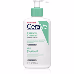Le gel moussant nettoyant CeraVe Foaming Cleanser est spécialement conçu pour les peaux normales à grasses. Il élimine le sébum en excès et les impuretés de la peau sans déranger sa barrière protectrice naturelle.