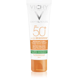 Creme Solaire Visage Matifiante 3en1 Argile Verte Spf50+ 50ml Capital Soleil Vichy