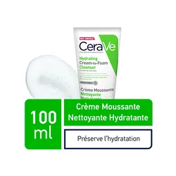 CeraVe Crème Moussante Nettoyante Hydratante Peau Normale à Sèche | 100ml
