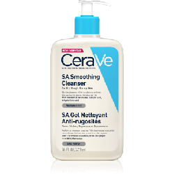 Gel Nettoyant Sa Anti-rugosités pour les peaux sèches et rugueuses 473ml Body SA Cerave