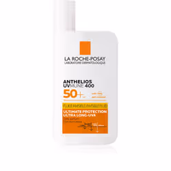 La Roche PosayAnthelios Fluide Invisible Uvmune 400 Sans Parfum Spf50+ 50mlUne crème solaire haute protection à large spectre contre les UVA ultra-longs enrichie en Eau Thermale de La Roche-Posay. Texture fluide ultra-légère