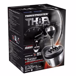 Thrustmaster TH8A Spéciale PC,Playstation 3,PlayStation 4,Xbox One Analogique USB 2.0 Noir, Métallique - Vue supplémentaire 4