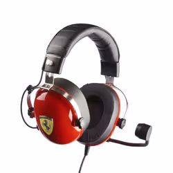 Thrustmaster T.Racing Casque Avec fil Arceau Jouer Noir, Rouge, Acier inoxydable, Jaune - Vue supplémentaire 3