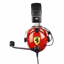Thrustmaster T.Racing Casque Avec fil Arceau Jouer Noir, Rouge, Acier inoxydable, Jaune - Vue supplémentaire 4