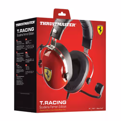 Thrustmaster T.Racing Casque Avec fil Arceau Jouer Noir, Rouge, Acier inoxydable, Jaune - Vue supplémentaire 6