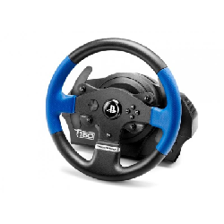 Thrustmaster T150 Force Feedback Volant + pédales PC,PlayStation 4,Playstation 3 USB Noir, Bleu