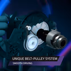 Thrustmaster T150 Force Feedback Volant + pédales PC,PlayStation 4,Playstation 3 USB Noir, Bleu - Vue supplémentaire 10