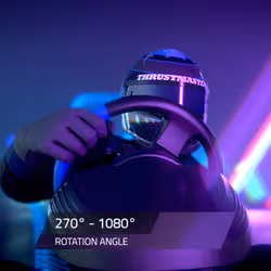 Thrustmaster T150 Force Feedback Volant + pédales PC,PlayStation 4,Playstation 3 USB Noir, Bleu - Vue supplémentaire 8