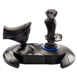 Thrustmaster T.Flight Hotas 4 Joystick PC, PlayStation 4 Numérique USB 2.0 Noir, Bleu