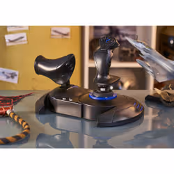 Thrustmaster T.Flight Hotas 4 Joystick PC, PlayStation 4 Numérique USB 2.0 Noir, Bleu - Vue supplémentaire 12