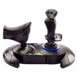 Thrustmaster T.Flight Hotas 4 Joystick PC, PlayStation 4 Numérique USB 2.0 Noir, Bleu - Vue supplémentaire 2