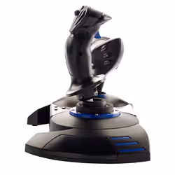 Thrustmaster T.Flight Hotas 4 Joystick PC, PlayStation 4 Numérique USB 2.0 Noir, Bleu - Vue supplémentaire 3