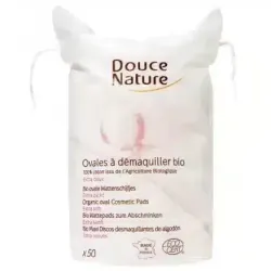 Douce Nature Ovales à Démaquiller Bio 50 Cotons