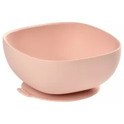 Béaba Bol Silicone Avec Ventouse 4 Mois et + - Couleur : Rose