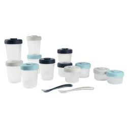 Pack 1er repas Storm (2x90ml + 4x150ml + 6x250ml + 2 cuill 1ère âge) Beaba