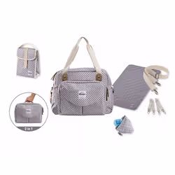BEABA Geneva II Sac à main Gris Polyester - Vue supplémentaire 4