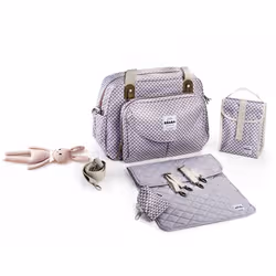 BEABA Geneva II Sac à main Gris Polyester - Vue supplémentaire 5