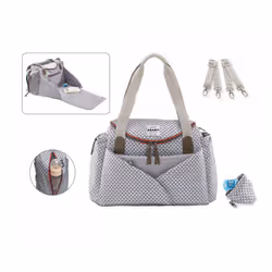 BEABA Sydney II Sac à main Gris Polyester - Vue supplémentaire 3
