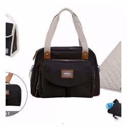 BEABA Geneva II Sac à main Noir Polyester - Vue supplémentaire 4