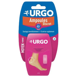 Ampoules ultra-discret moyen format x5 Urgo