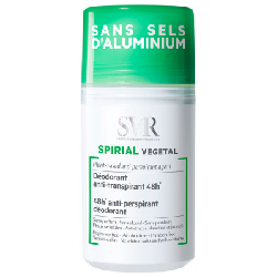 Vegetal Roll-on Deodorant Anti-transpirant 48h 50ml Spirial Svr