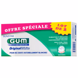Original White Dentifrice Anti-tache Lot 2x75ml Gum