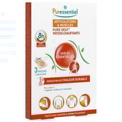 Articulations & muscles Pure heat 3 patchs Articulations Et Muscles Puressentiel