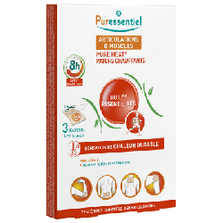 Articulations & muscles Pure heat 3 patchs Articulations Et Muscles Puressentiel