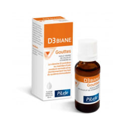 Vitamine D3 Gouttes 20ml D3 Biane Pileje
