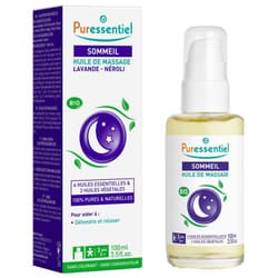 Puressentiel Sommeil Huile de Massage Lavande-Néroli Bio 100 ml
