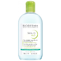 Eau micellaire 500ml Sebium H2O Peaux grasses Bioderma
